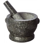 Granite Mortar and Pestle Size 8, White