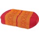 GABUR Meditation Cushion & Yoga Prop, 100 Kapok  Orange & Red.